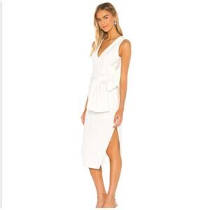 Elliatt White Monae Sleeveless Bow Dress Size X-Small